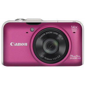 Фотоаппарат Canon PowerShot SX230 HS pink