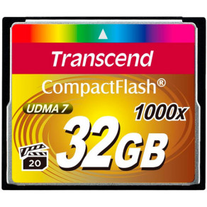 Карта памяти Transcend CF 32GB x1000 (TS32GCF1000)