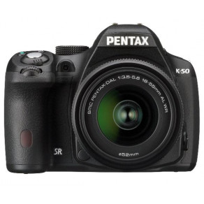 Фотоаппарат Pentax K-50 Kit 18-55 WR Black