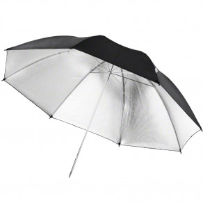 Зонт Mircopro черный/серебристый UB-003 85 см