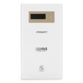 Портативный аккумулятор Pisen LCD PowerStation 15000mAh White