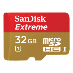 Карта памяти SanDisk Extreme microSDHC 32GB Class 10 UHS-I (SDSDQXL-032G-G46A)