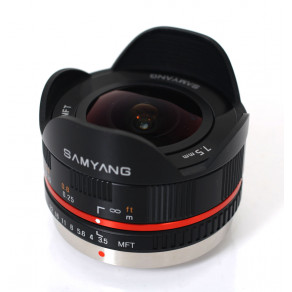 Объектив Samyang Micro-4/3 7.5mm f/3.5 UMC Fish-eye Black