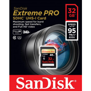 Карта памяти SanDisk Extreme Pro SDHC 32GB Class 10 UHS-I (SDSDXPA-032G-X46)