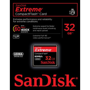 Карта памяти Sandisk Extreme CF 32GB (SDCFX-032G-E61)