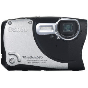 Фотоаппарат Canon PowerShot D20 Silver