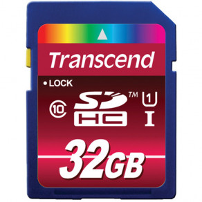 Карта памяти Transcend Ultimate SDHC 32GB Class 10 UHS-I (TS32GSDHC10U1)
