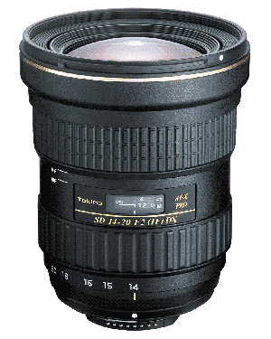 Объектив Tokina AT-X PRO DX 14-20mm f/2 (Canon)