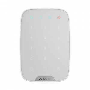 Беспроводная сенсорная клавиатура Ajax KeyPad Белая
