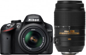 Фотоаппарат Nikon D3200 Double Kit 18-55 VRII + 55-300 VR