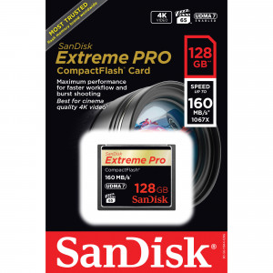 Карта памяти CF Sandisk Extreme Pro 128GB (R160/W150)
