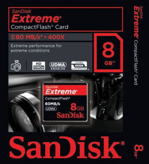 Карта памяти Sandisk Extreme CF 8GB (SDCFXS-008G-X46)