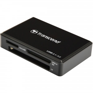 Кардридер Transcend USB 3.1 UHS-II Black R260/W190 (TS-RDF9K)