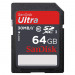 Карта памяти Sandisk Ultra SDXC 64GB Class 10 UHS-I (SDSDU-064G-U46)