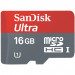 Карта памяти Sandisk Ultra microSDHC 16GB Class 10 UHS-I (SDSDQU-016G-U46A)