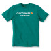 Футболка Carhartt Core Logo T-Shirt S/S - 101214 (Alpine Heather, L)