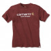 Футболка Carhartt Core Logo T-Shirt S/S - 101214 (Fired Brick Heather, S)