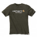 Футболка Carhartt Core Logo T-Shirt S/S - 101214 (Moss Heather, L)