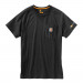 Футболка Carhartt Force Cotton T-Shirt S/S - 100410 (Black, XL)