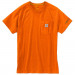 Футболка Carhartt Force Cotton T-Shirt S/S - 100410 (Orange, L)