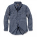Рубашка Carhartt L/S Fort Solid Shirt - S202 (Denim Blue Chambray, L)