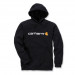 Худи Carhartt Signature Logo Hooded Sweatshirt - 100074 (Black, M)