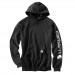 Худи Carhartt Sleeve Logo Hooded Sweatshirt - K288 (Black, S)