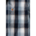 Рубашка Carhartt Slim Fit Plaid Shirt L/S - 103190 (Navy, XL)