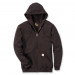 Худи на молнии Carhartt Zip Hooded Sweatshirt - K122 (Dark Brown, L)