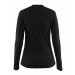 Термофутболка женская Craft Nordic Wool CN Woman Black/Dark Grey Melange XS