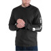 Футболка с длинным рукавом Carhartt Sleeve Logo T-Shirt L/S - EK231 (Black, L)