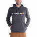 Худи Carhartt Signature Logo Hooded Sweatshirt - 100074 (Carbon Heather; M)