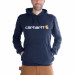 Худи Carhartt Signature Logo Hooded Sweatshirt - 100074 (New Navy; S)