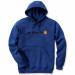 Худи Carhartt Signature Logo Hooded Sweatshirt - 100074 (New Navy; S)