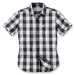 Рубашка с коротким рукавом Carhartt Slim Fit Plaid Shirt S/S - 102548 (Black, M)