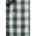 Рубашка с коротким рукавом Carhartt Slim Fit Plaid Shirt S/S - 102548 (Hunter Green, S)