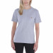 Футболка женская Carhartt WK87 Workwear Pocket T-Shirt - 103067 (Heather Grey)