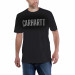 Футболка Carhartt Block Logo T-Shirt S/S - 103203 (Black, M)