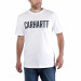 Футболка Carhartt Block Logo T-Shirt S/S - 103203 (White, S)