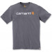 Футболка Carhartt Core Logo T-Shirt S/S - 103361 (Charcoal, S)