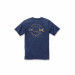 Футболка Carhartt Maddock Strong Graphic S/S T-Shirt - 103565 (Indigo Heather)