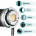 Видеосвет GVM SD200D LED 3200-5600K c софтбоксом  и стойкой