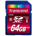 Карта памяти Transcend Premium SDXC 64GB Class 10 UHS-I (TS64GSDU1)
