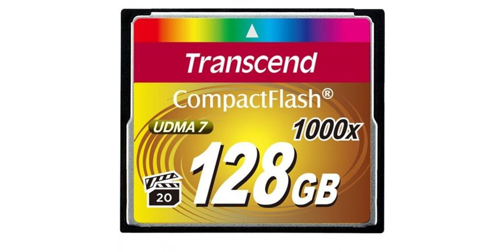 Карта памяти Transcend CF 128GB x1000 (TS128GCF1000)