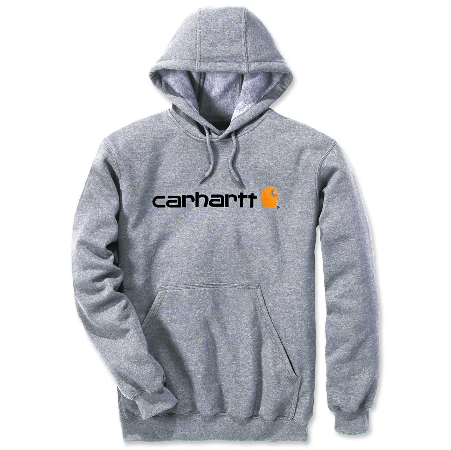 Худи Carhartt Signature Logo Hooded Sweatshirt - 100074 (Heather Grey, M)