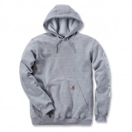 Худи Carhartt Sleeve Logo Hooded Sweatshirt - K288 (Heather Grey, M)