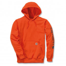 Худи Carhartt Sleeve Logo Hooded Sweatshirt K288 (Orange) 