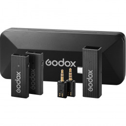 Мікрофонна радіосистема Godox MoveLink Mini UC для камер и USB- C пристроїв (приймач +2 мікрофони)