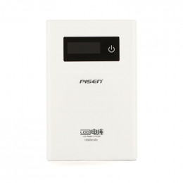 Портативный аккумулятор Pisen LCD PowerStation 10000mAh White