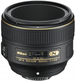 Объектив Nikon AF-S 58mm f/1.4G